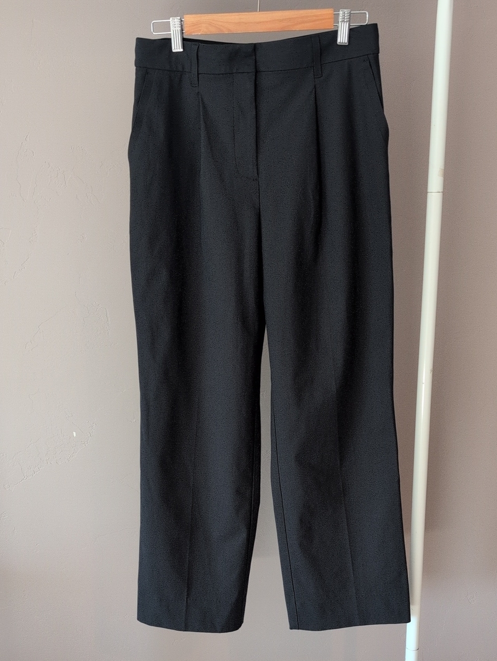 Rhone Wide Leg Black Trouser Pants